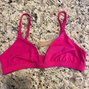 Cotton Jersey Triangle Bralette